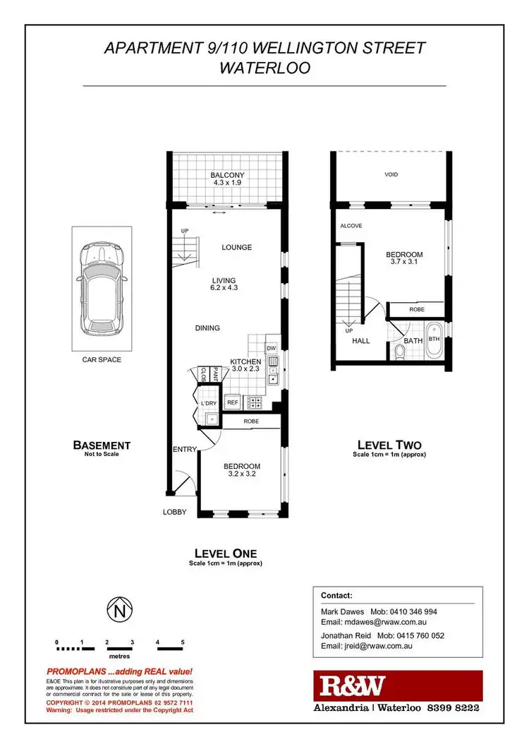 Floorplan of Homely apartment listing, 9/110 Wellington Street, Waterloo NSW 2017