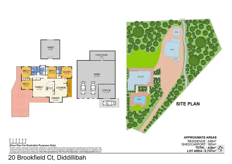 Floorplan of Homely house listing, 20 Brookfield Court, Diddillibah QLD 4559