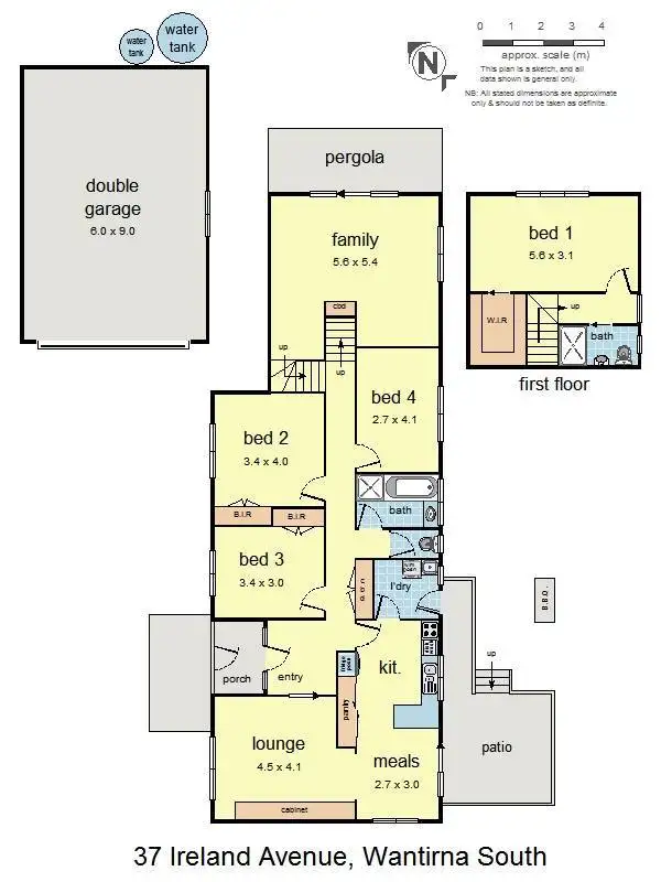 Floorplan of Homely house listing, 37 Ireland Avenue, Wantirna South VIC 3152
