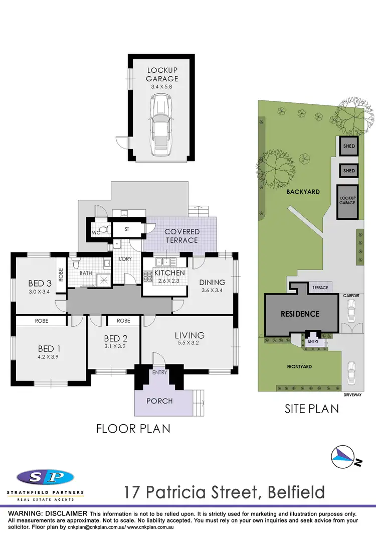 Floorplan of Homely house listing, 17 Patricia Street, Belfield NSW 2191