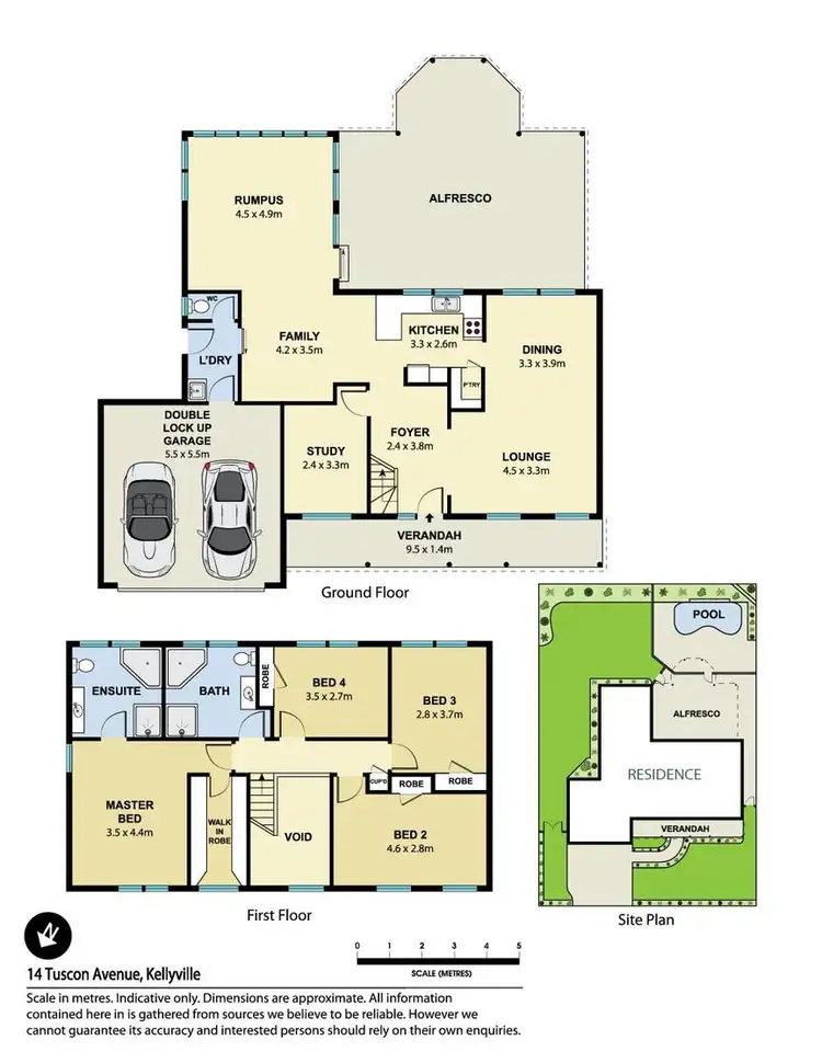 Floorplan of Homely house listing, 14 Tuscan Avenue, Kellyville NSW 2155