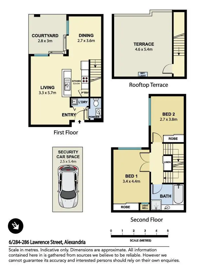 Floorplan of Homely apartment listing, 6/284-286 Lawrence Street, Alexandria NSW 2015