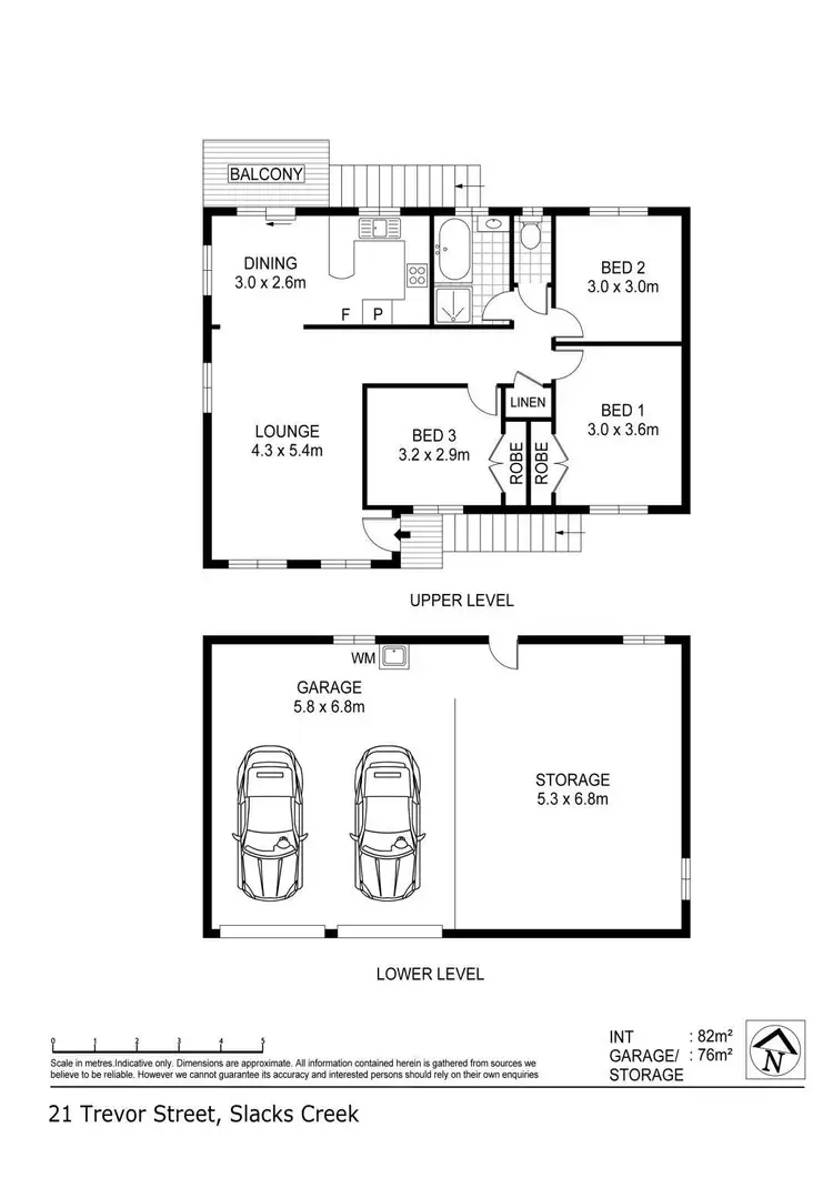 Floorplan of Homely house listing, 21 Trevor Street, Slacks Creek QLD 4127