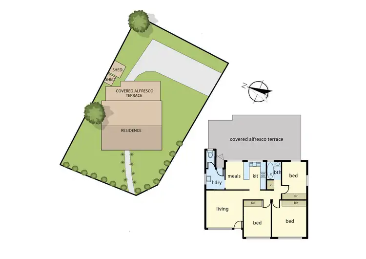 Floorplan of Homely house listing, 10 Betula Street, Doveton VIC 3177
