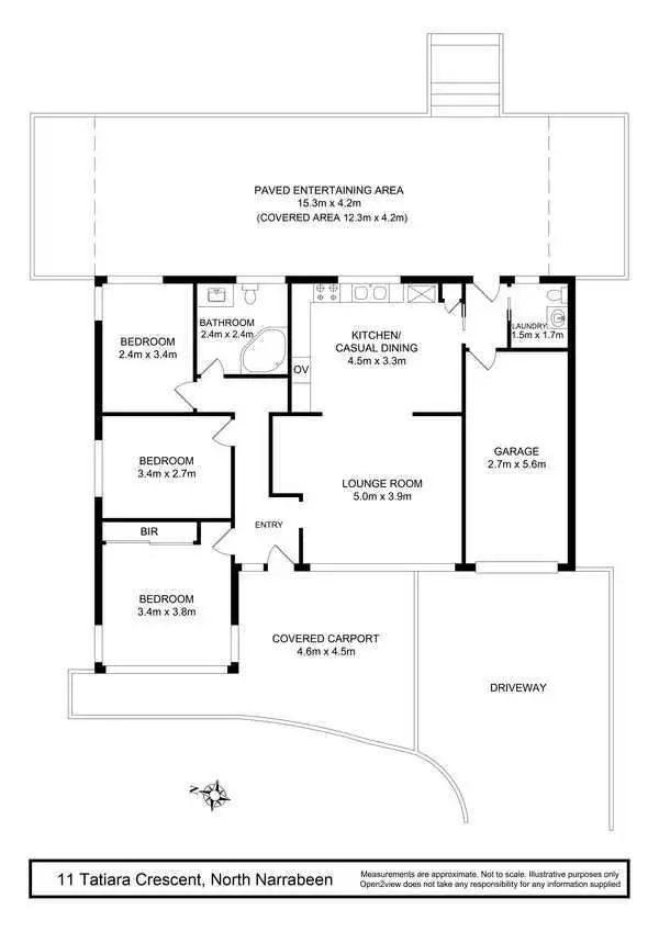 Floorplan of Homely house listing, 11 Tatiara Crescent, North Narrabeen NSW 2101