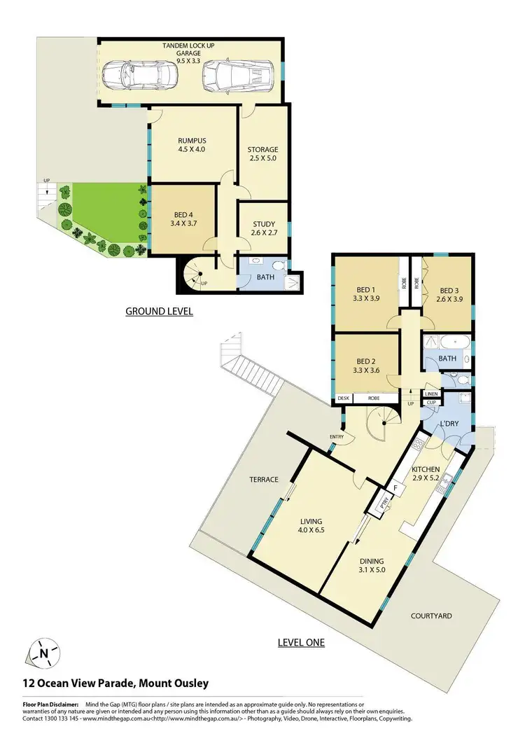 Floorplan of Homely house listing, 12 Ocean View Parade, Mount Ousley NSW 2519
