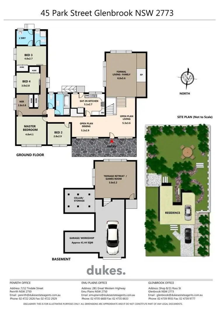 Floorplan of Homely house listing, 45 Park Street, Glenbrook NSW 2773