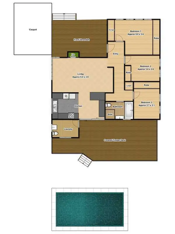 Floorplan of Homely house listing, 8 Bridges Avenue, Wattle Grove NSW 2173