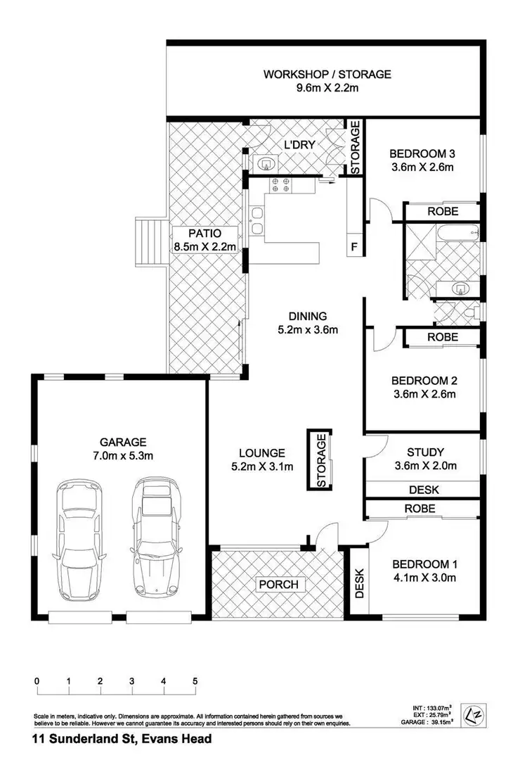 Floorplan of Homely house listing, 11 Sunderland Street, Evans Head NSW 2473