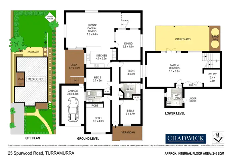Floorplan of Homely house listing, 25 Spurwood Road, Turramurra NSW 2074