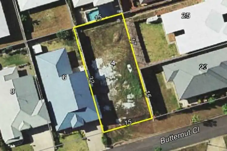 Floorplan of Homely land listing, 4 Butternut Close, Mount Sheridan QLD 4868