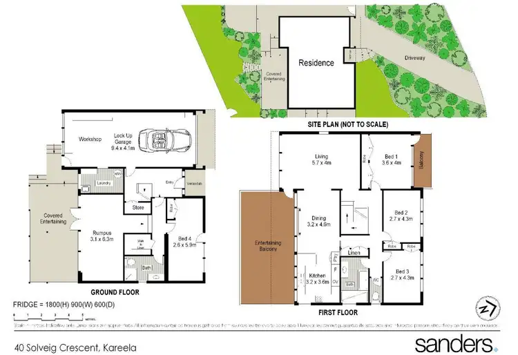 Floorplan of Homely house listing, 40 Solveig Crescent, Kareela NSW 2232