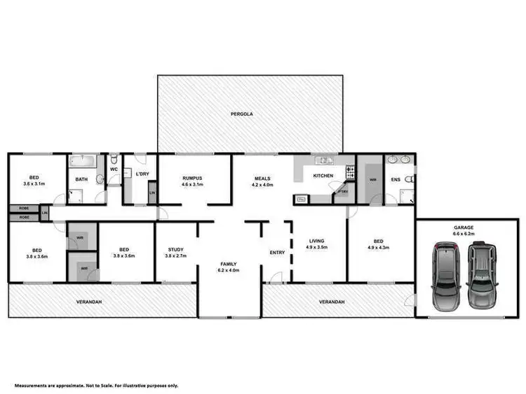 Floorplan of Homely house listing, 10 Kingswood Way, Wodonga VIC 3690
