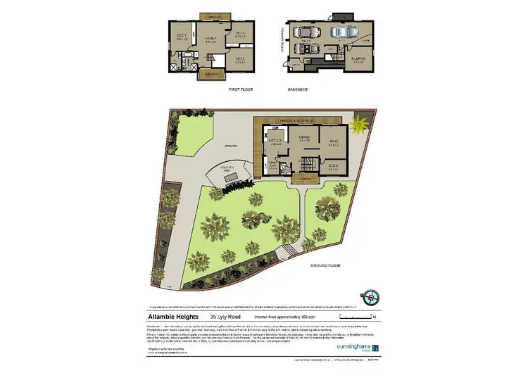 Floorplan of Homely house listing, 35 Lyly Road, Allambie Heights NSW 2100