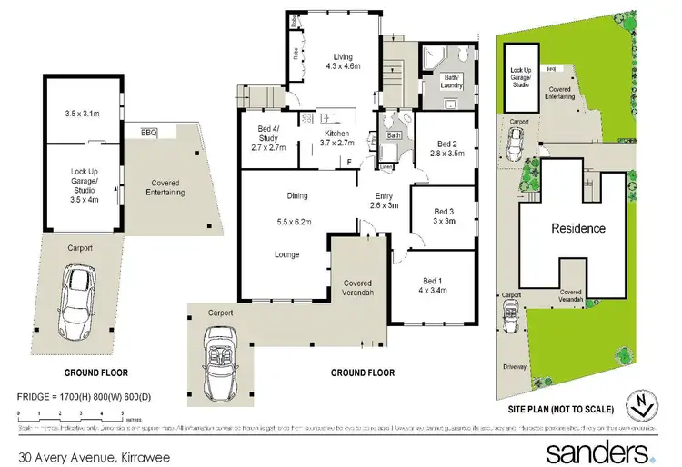 Floorplan of Homely house listing, 30 Avery Avenue, Kirrawee NSW 2232