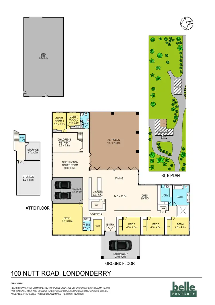 Floorplan of Homely house listing, 100-106 Nutt Road, Londonderry NSW 2753