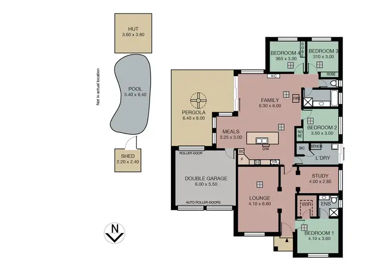Floorplan of Homely house listing, 6 O'Donnell Close, Littlehampton SA 5250