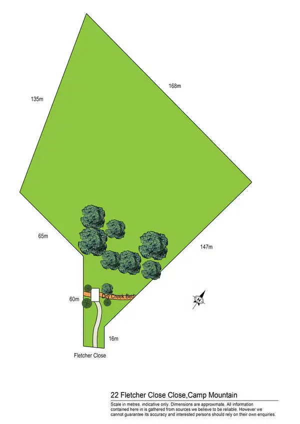 Floorplan of Homely land listing, 22 Fletcher Close, Camp Mountain QLD 4520