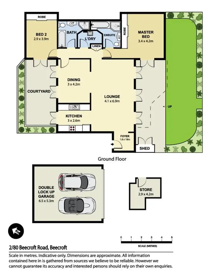 Floorplan of Homely unit listing, Unit 2/80 Beecroft Road, Beecroft NSW 2119