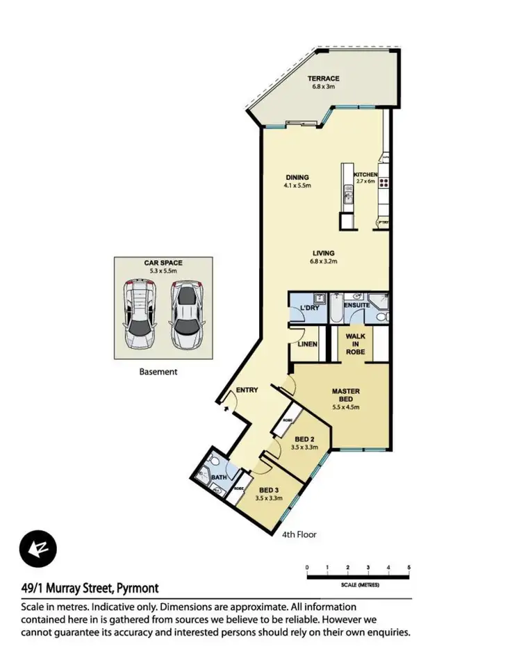 Floorplan of Homely apartment listing, 49/1 Murray Street, Pyrmont NSW 2009