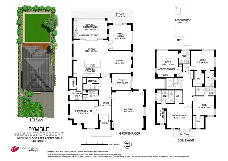 Floorplan of Homely house listing, 48 Lawley Crescent, Pymble NSW 2073