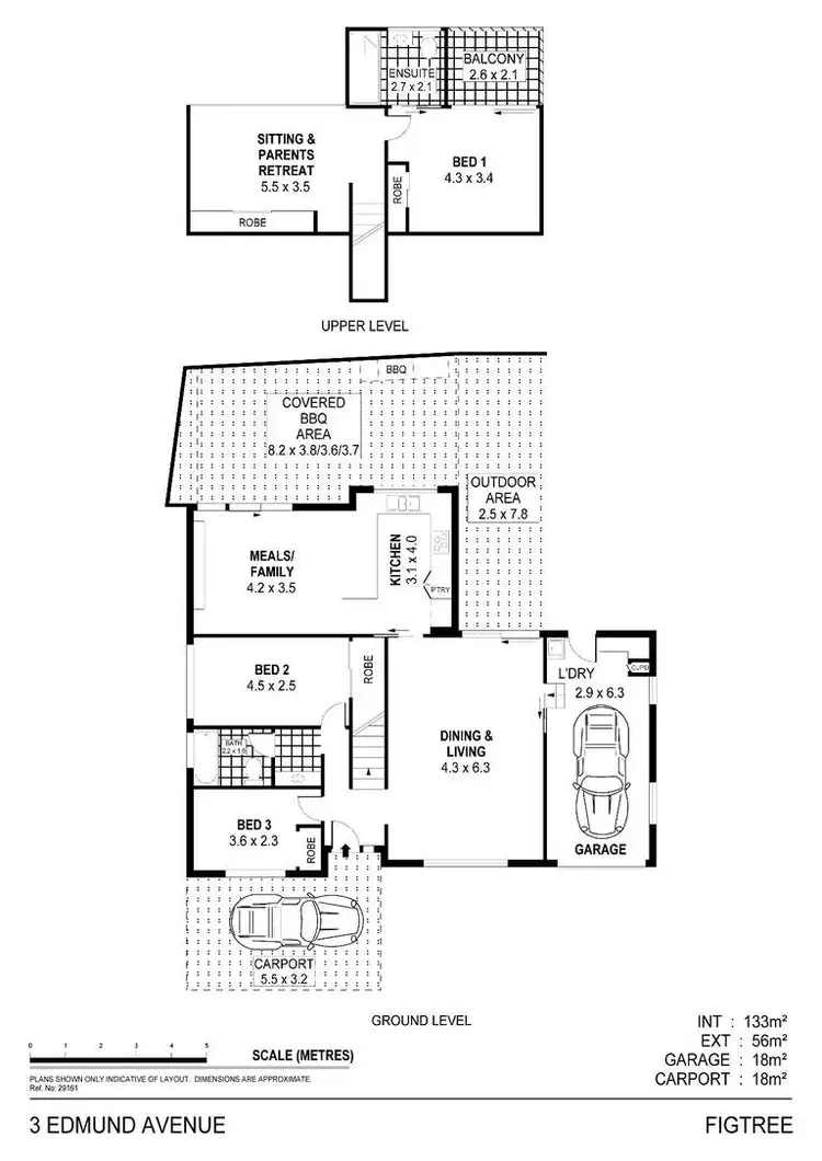 Floorplan of Homely house listing, 3 Edmund Avenue, Figtree NSW 2525