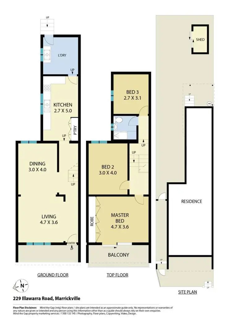 Floorplan of Homely house listing, 229 Illawarra Road, Marrickville NSW 2204