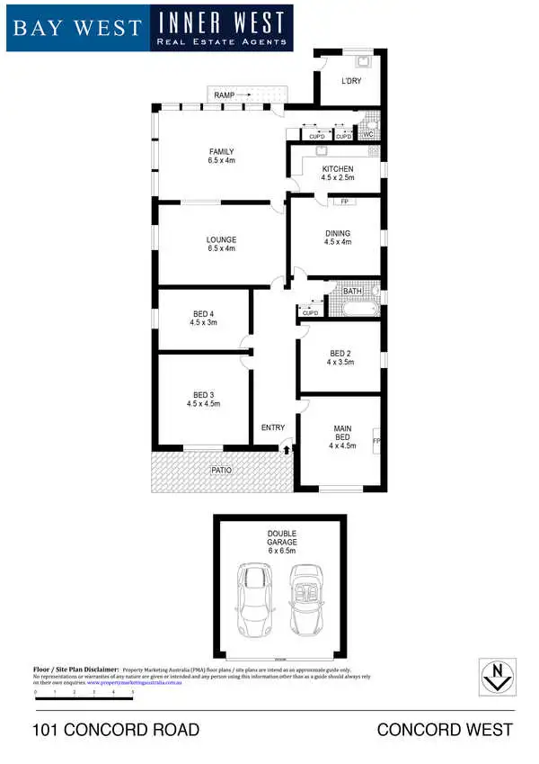Floorplan of Homely house listing, 101 Concord Road, Concord NSW 2137
