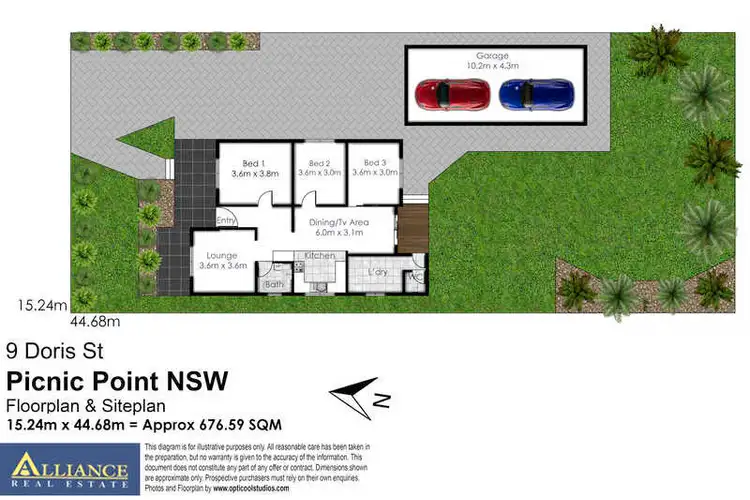 Floorplan of Homely house listing, 9 Doris Street, Picnic Point NSW 2213