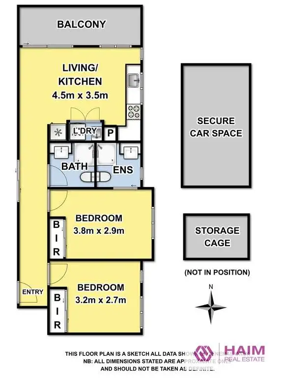 Floorplan of Homely apartment listing, Address available on request