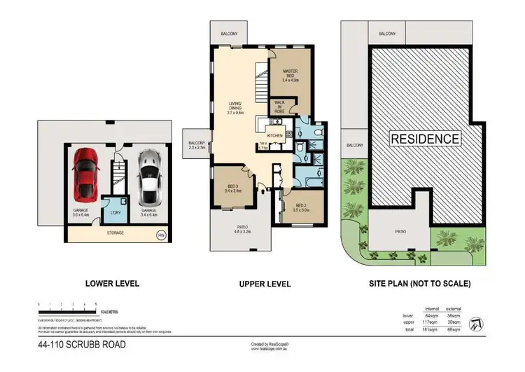 Floorplan of Homely unit listing, 44/110 Scrub Road, Carindale QLD 4152