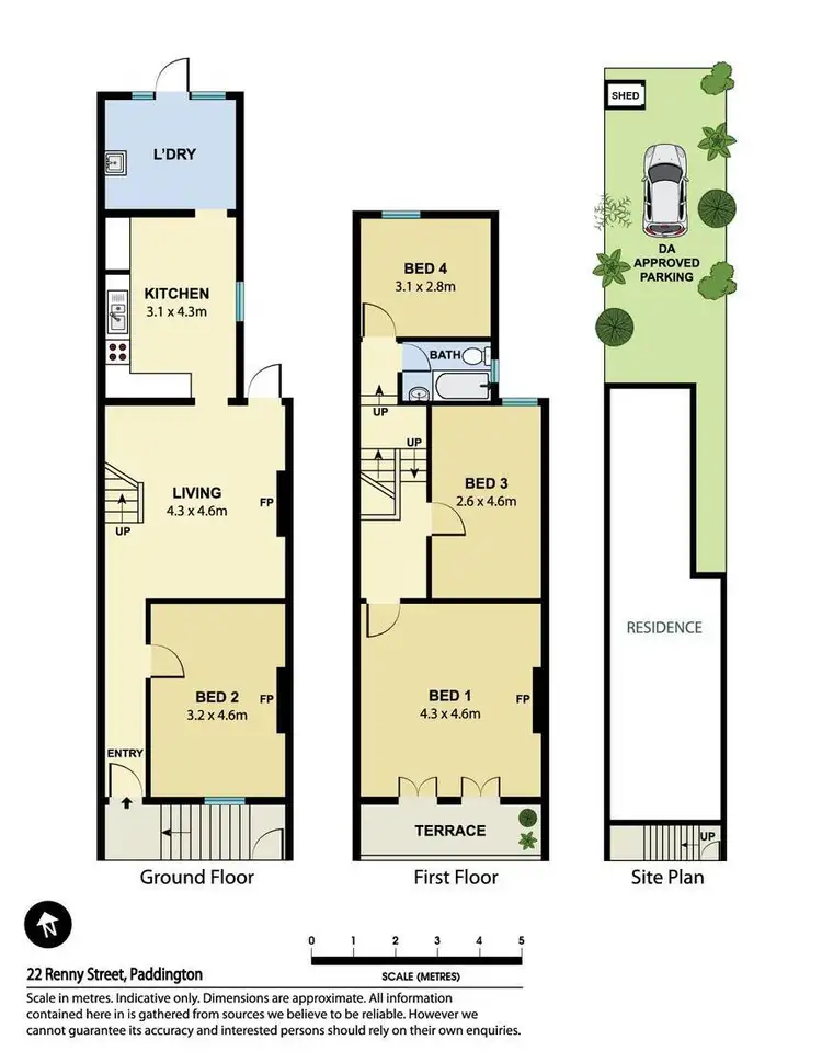 Floorplan of Homely house listing, 22 Renny Street, Paddington NSW 2021