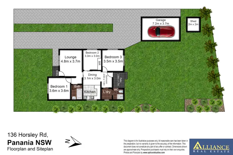Floorplan of Homely house listing, 136 Horsley Road, Panania NSW 2213