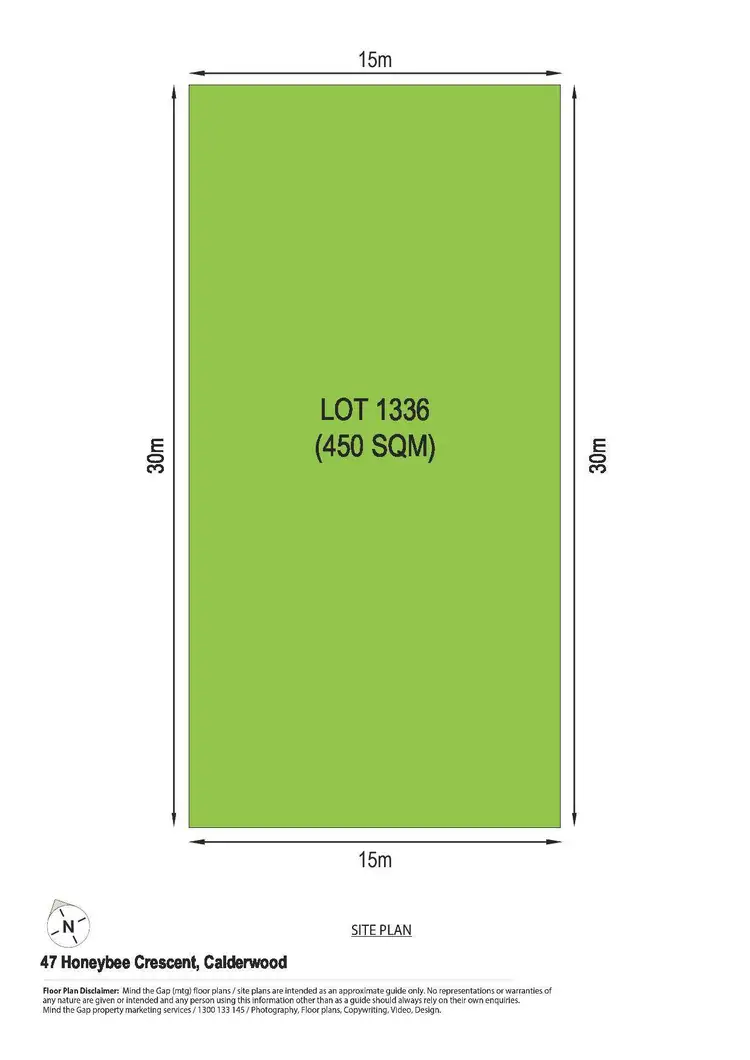 Floorplan of Homely land listing, 47 Honeybee Crescent, Calderwood NSW 2527