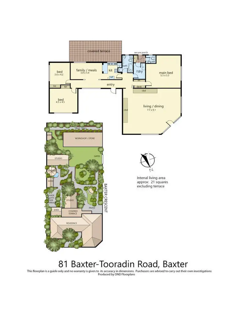 Floorplan of Homely house listing, 81 Baxter Tooradin Road, Baxter VIC 3911