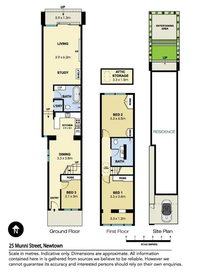 Floorplan of Homely house listing, 25 Munni Street, Newtown NSW 2042