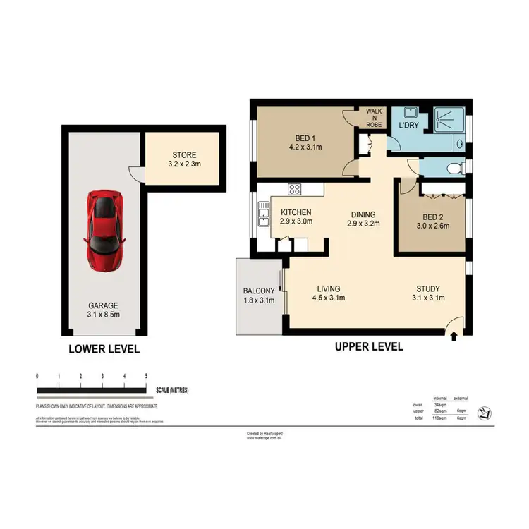 Floorplan of Homely unit listing, 8/49 Bishop Street, St Lucia QLD 4067