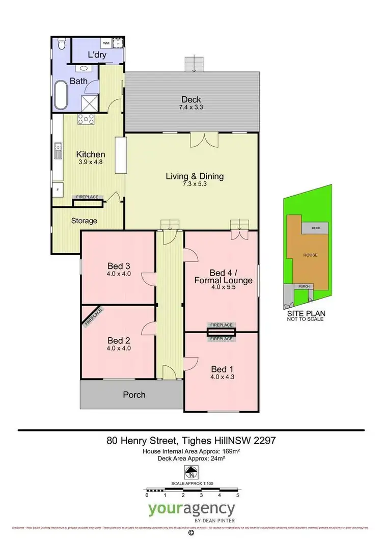 Floorplan of Homely house listing, 80 Henry Street, Tighes Hill NSW 2297