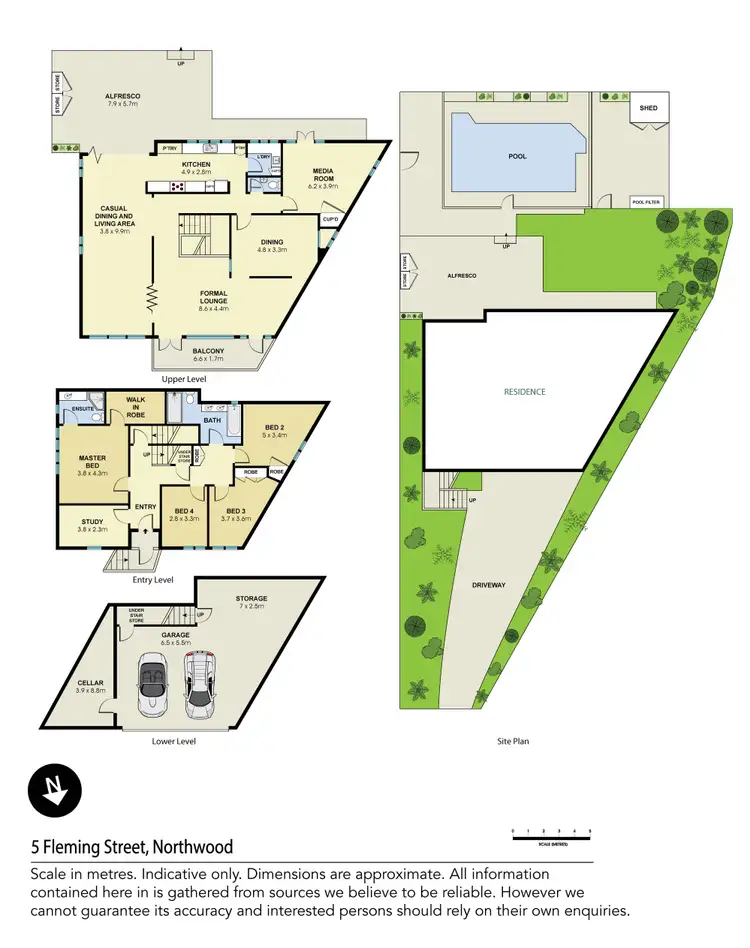 Floorplan of Homely house listing, 5 Fleming Street, Northwood NSW 2066