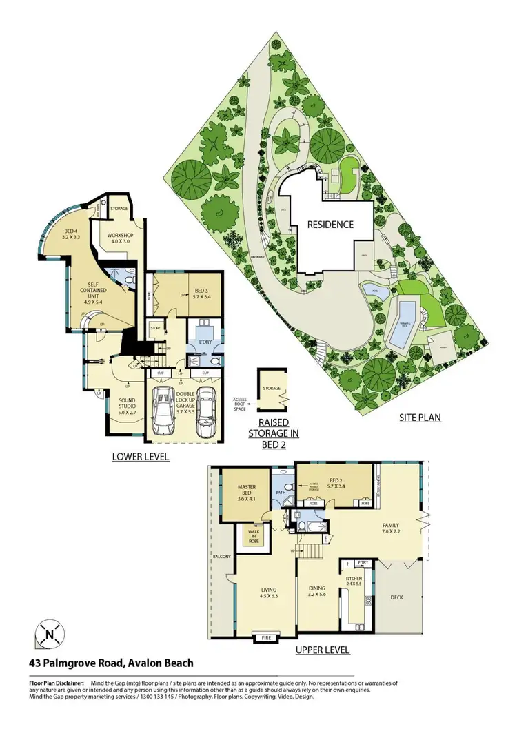 Floorplan of Homely house listing, 43 Palmgrove Road, Avalon Beach NSW 2107