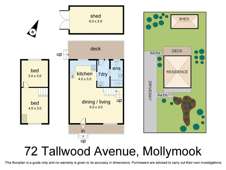 Floorplan of Homely house listing, 72 Tallwood Avenue, Mollymook NSW 2539