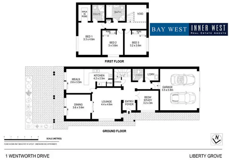 Floorplan of Homely house listing, 1 Wentworth Drive, Liberty Grove NSW 2138