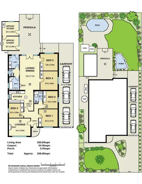 Floorplan of Homely house listing, 26 Chamberlain Avenue, Clarence Gardens SA 5039