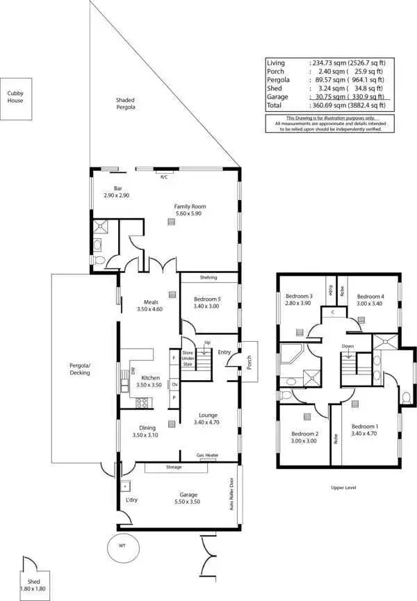 Floorplan of Homely house listing, 7 Delilah Close, Old Reynella SA 5161