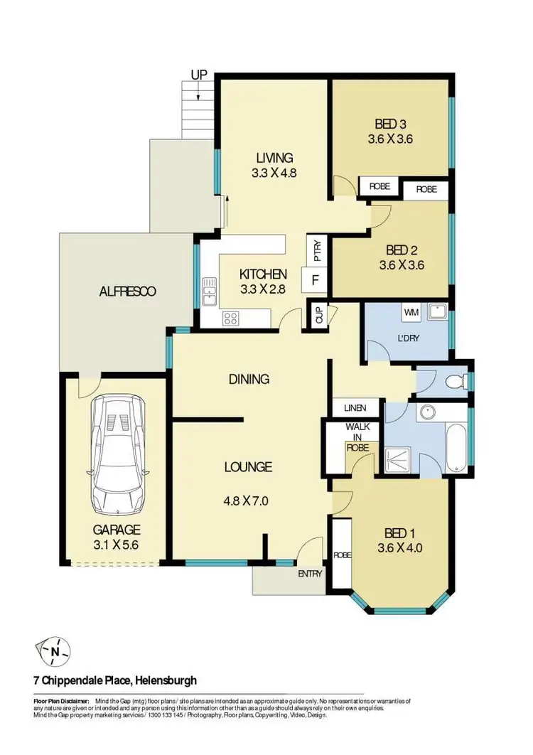 Floorplan of Homely house listing, 7 Chippendale Place, Helensburgh NSW 2508