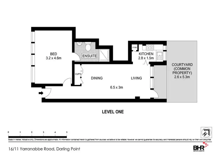 Floorplan of Homely apartment listing, 16/11 Yarranabbe Road, Darling Point NSW 2027