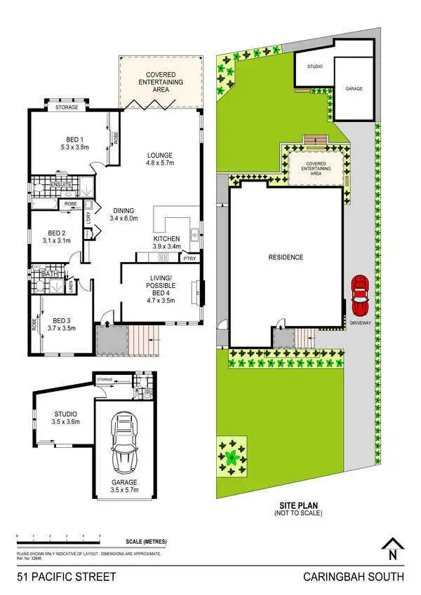 Floorplan of Homely house listing, 51 Pacific Street, Caringbah NSW 2229