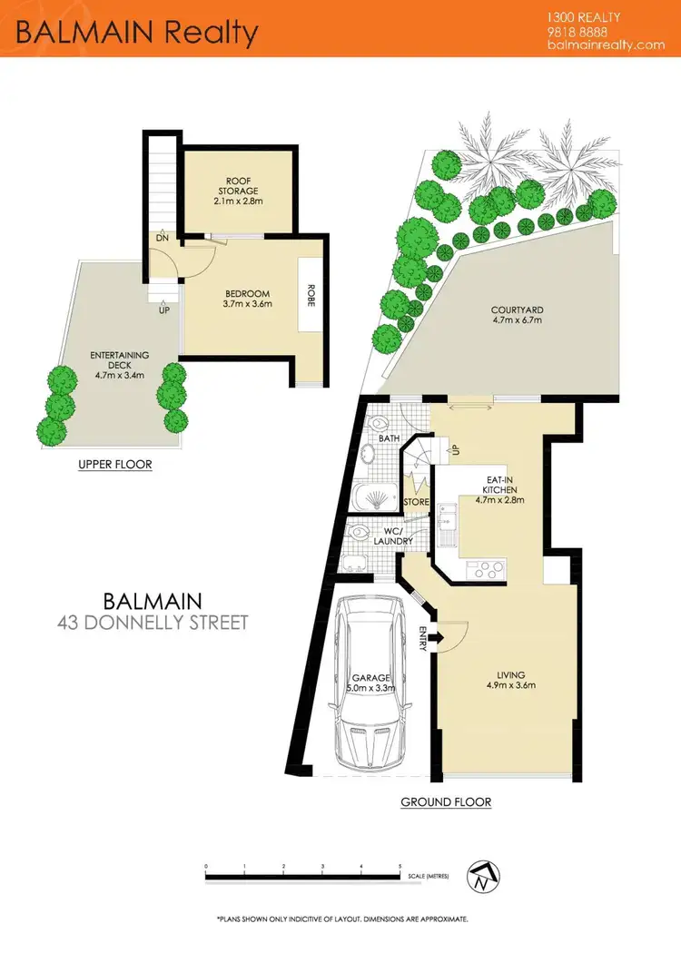 Floorplan of Homely house listing, 43 Donnelly Street, Balmain NSW 2041