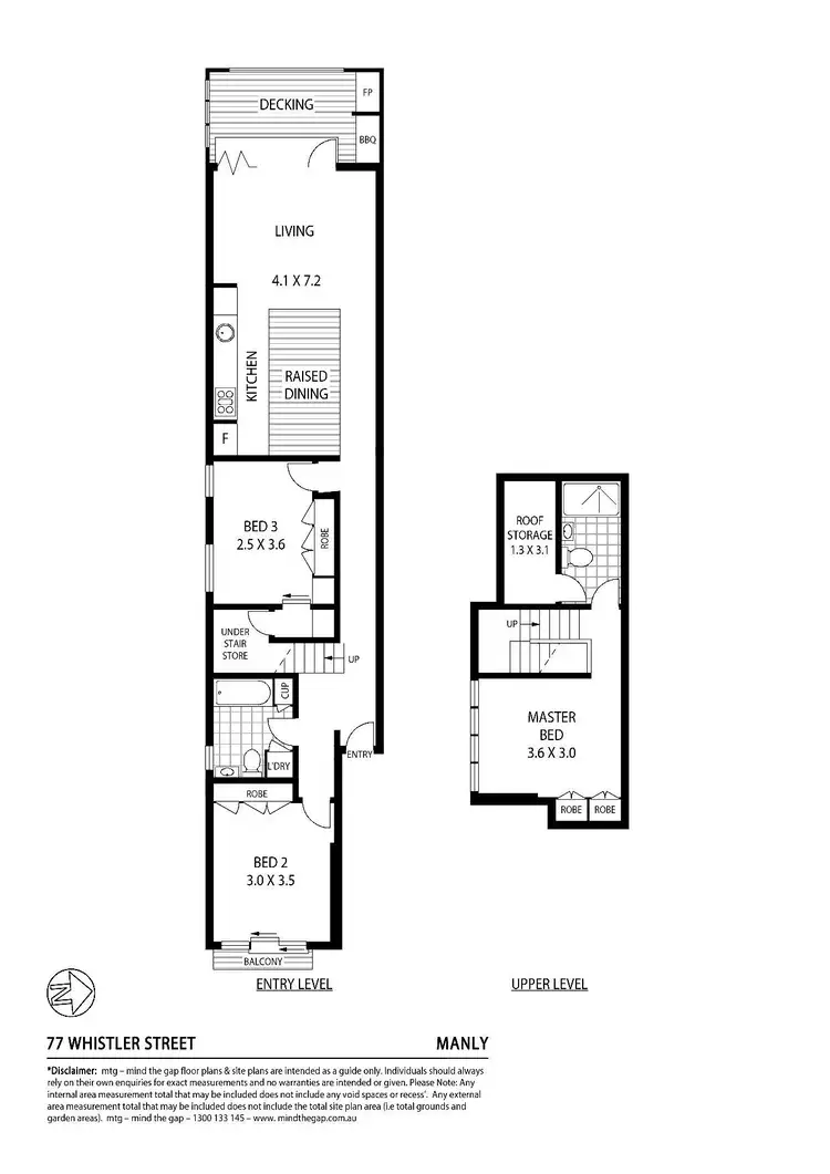Floorplan of Homely apartment listing, 3/77 Whistler Street, Manly NSW 2095