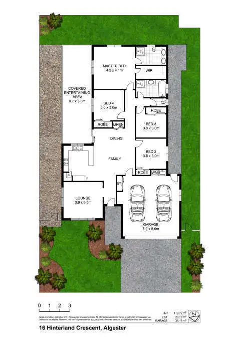 Floorplan of Homely house listing, 16 Hinterland Crescent, Algester QLD 4115